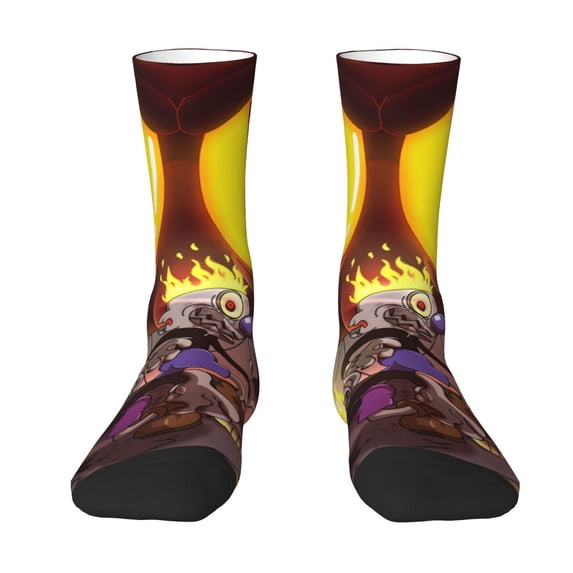 Cuphead Mugman Devil Adult Socks Breathable Cozy Soft Crew Socks Novelty Casual Calf Stockings For Men Women