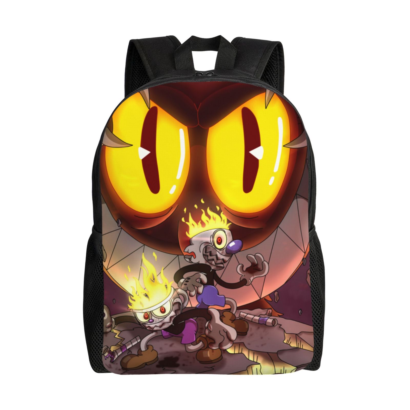 Cuphead Mugman Devil Backpack Lightweight Unisex Basic Daypack Bookbag ...