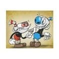thumbnail image 1 of Cuphead Mugman Game Canvas Decorative Poster Art Picture Painting Bedroom Painting Decor Dinner Room Living Room Posters Gift Unframe Wall Poster 16"x20", 1 of 7