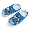 thumbnail image 1 of Cuphead Mugman Kid's Cotton Slippers Winter Warm Soft Plush Slippers with Rubber Sole Non-Slip Indoor Outdoor Slip on Shoes Fluffy House Slippers For Boys Girls Teen, 1 of 8