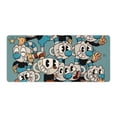 thumbnail image 1 of Cuphead Mugman Mouse Pad Extended Gaming No-sliped Large Desk Mat Stitched Edge Keyboard Mat Mousepad, 1 of 7