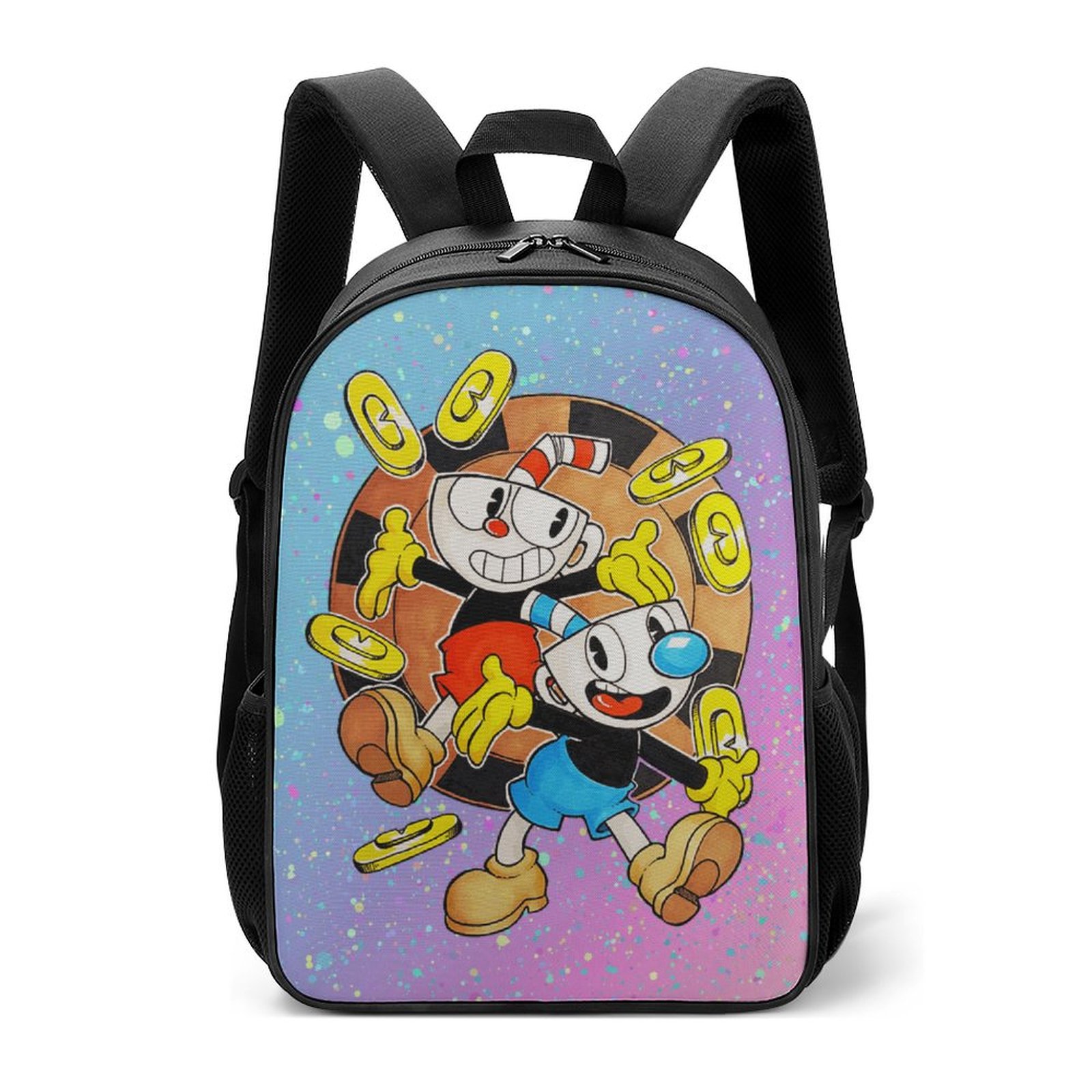 Cuphead Mugman School Bag Daypack Multipurpose Backpack Satchel Bookbag ...