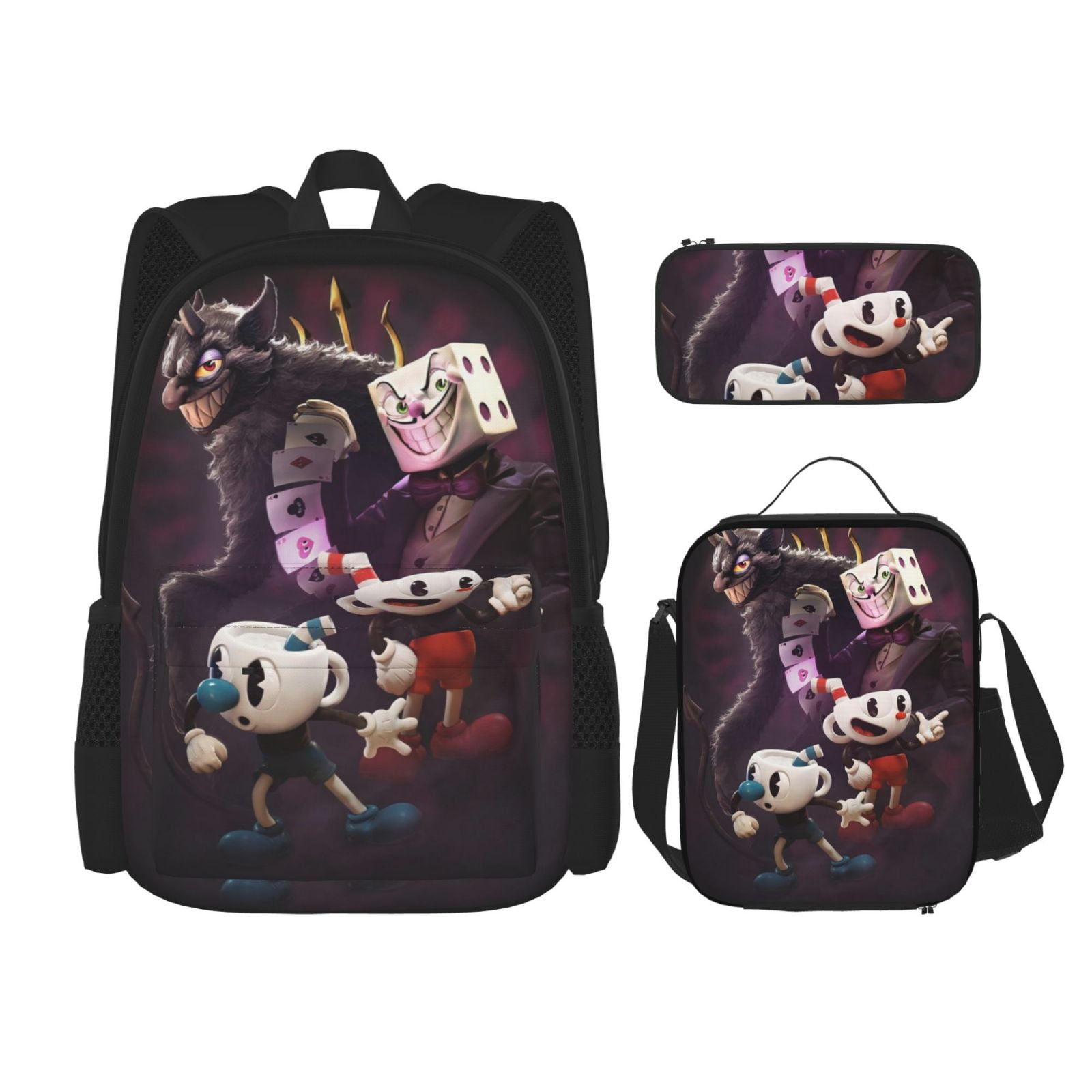 Cuphead Mugman Travel Camping Work Backpack for Womens/Mens Gifts Basic