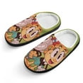 thumbnail image 1 of The Cuphead Show Animated Kid's Cotton Slippers Winter Warm Soft Plush Slippers with Rubber Sole Non-Slip Indoor Outdoor Slip on Shoes Fluffy House Slippers For Boys Girls Teen, 1 of 8
