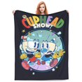 thumbnail image 1 of The Cuphead Show Flannel Blanket Ultra-Soft Micro Fleece Throw Blanket For Bed Sofa Couch Car Office Unisex Adult Fuzzy Bed Blanket Cozy Kids Throw Blanket 40"x30", 1 of 8