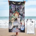 thumbnail image 1 of The Cuphead Show Microfiber Oversized Lightweight Beach Towel 27.5"x55" Sand Free Large Towels Travel Swim Pool Yoga Gym Camping for Adults Women Men Beach Essentials Accessories Vacation Gift, 1 of 7