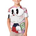 thumbnail image 1 of Cuphead T-Shirts for Boys Girls, Kids 3D Print Short Sleeve, Unisex Crew Neck Tee Shirts for Youth, 1 of 9