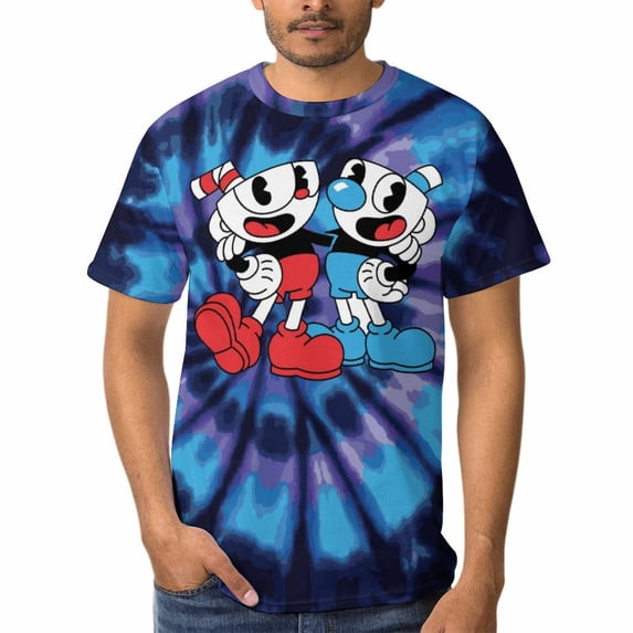 Cuphead T-Shirts for Men Women, Anime Short Shirts, Unisex Short Sleeve Tops, Crew Neck Tee Shirts, S-4XL