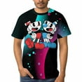 thumbnail image 1 of Cuphead T-Shirts for Men Women, Anime Short Shirts, Unisex Short Sleeve Tops, Crew Neck Tee Shirts, S-4XL, 1 of 8