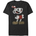 thumbnail image 1 of Cuphead T-shirts Cartoon Short Sleeve Crew Neck Soft Fitted Tees summer T-shirts for men and women, 1 of 4