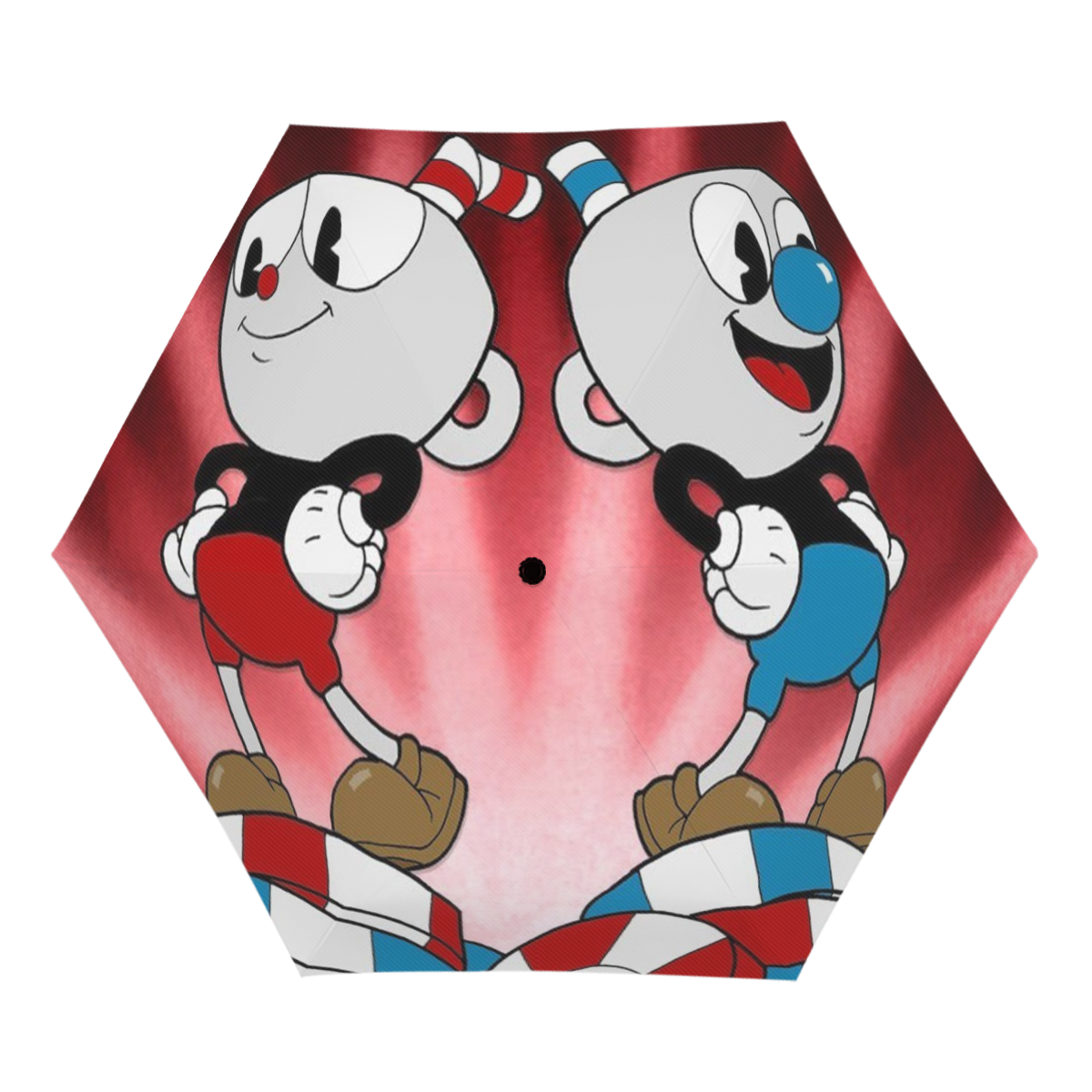 Cuphead UV sunshade manual open and close, compact, portable, UV coating, rain, wind