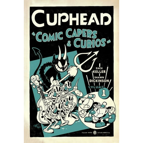 Cuphead Cuphead Volume 1: Comic Capers & Curios, (Paperback)