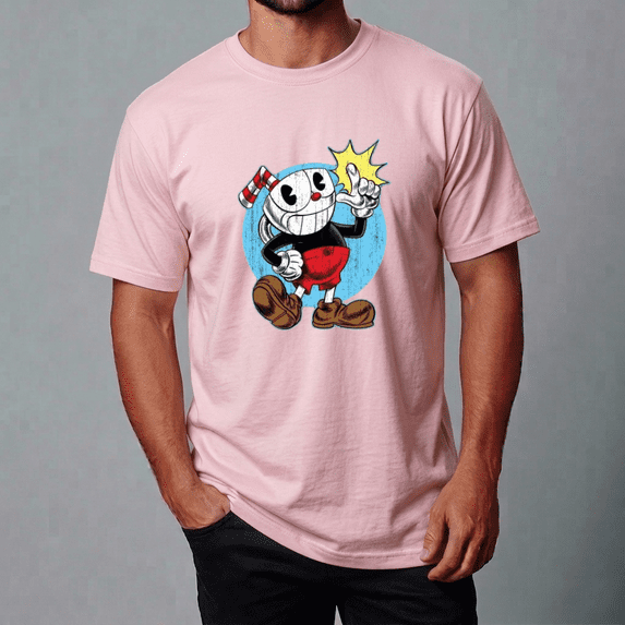 Cuphead by RynoArts with Game Graphic Style Unisex T-Shirt,S- 5XL
