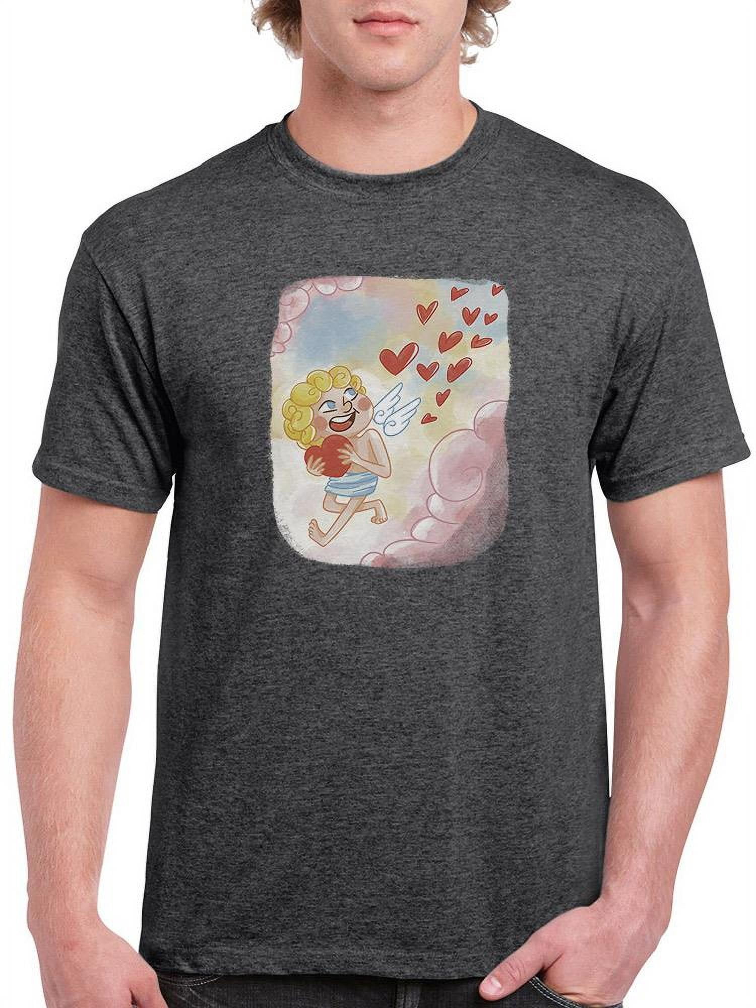 Cupid And Hearts T-Shirt Men -Smartprints Designs, Male x-Large ...