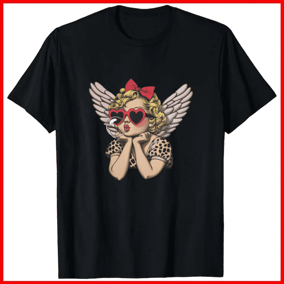Cupid Blowing Bubble Heart, up to size 5XL