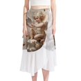 thumbnail image 1 of Cupid Chic Chiffon Beach Dress for Women - Stylish and Breathable Beach Skirt with Polyester Straps, 1 of 6