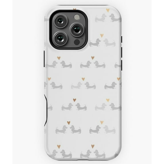 Cupid Dachshunds Cute Dog Love Phone Case for iPhone 16 15 14 13 12 11 Pro Max