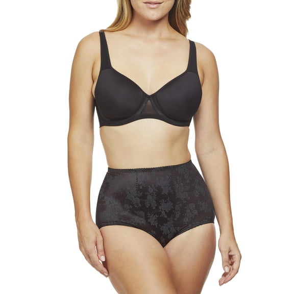 Cupid Deluster Waistline Brief Panty with Light Shaping Tummy Panel, 2-Pack (Women's)