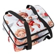 thumbnail image 1 of Cupid Double Layered Insulated Lunch Bag with Two Compartments, Large Capacity, and Hand Carry - 7.1x11.4x16.1 Inches, 1 of 6