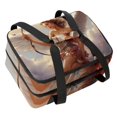 thumbnail image 1 of Cupid Double Layered Insulated Refrigerated Lunch Bag with Two Compartments, Large Capacity, Handheld - 7.1x11.4x16.1 Inches, 1 of 6