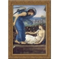 thumbnail image 1 of Cupid Finding Psyche 19x24 Gold Ornate Wood Framed Canvas Art by Burne Jones, Edward, 1 of 2