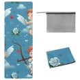 thumbnail image 1 of Cupid Gym Towel with Storage Bag, 72.8"x26.8", Suitable for Yoga, Pilates, Fitness, Hot Yoga Towel, Yoga Mat Towel, Yoga Blankets, 1 of 6