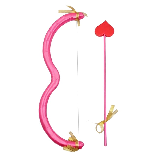 Cupid Heart Mini Bow Arrow Set, Costume Accessory Photo Prop for ...