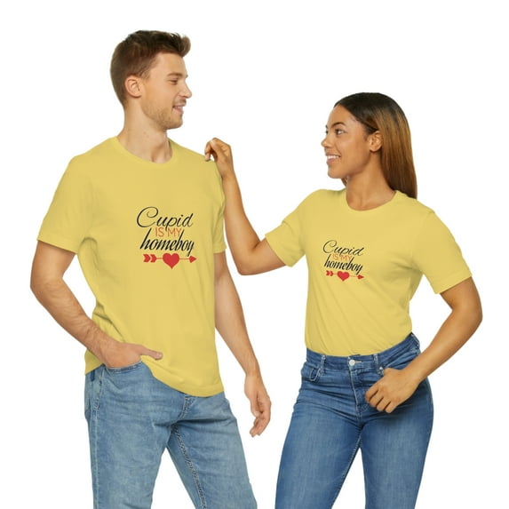 Cupid Is My Homeboy Unisex Jersey Short Sleeve Tee