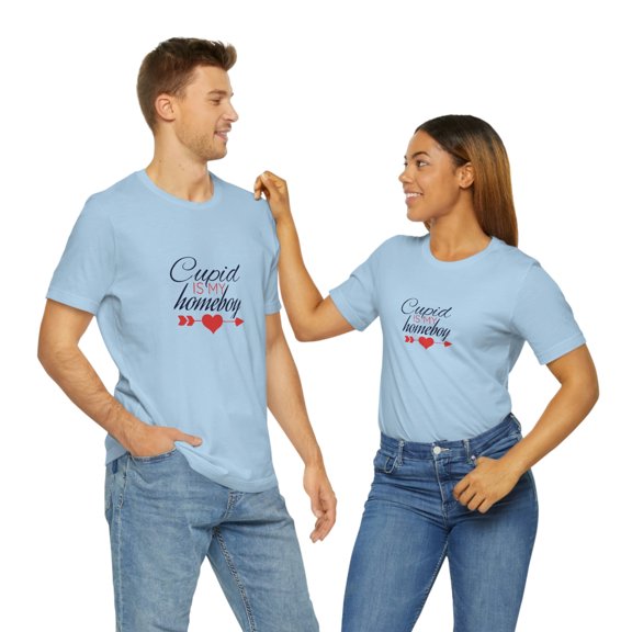 Cupid Is My Homeboy Unisex Jersey Short Sleeve Tee