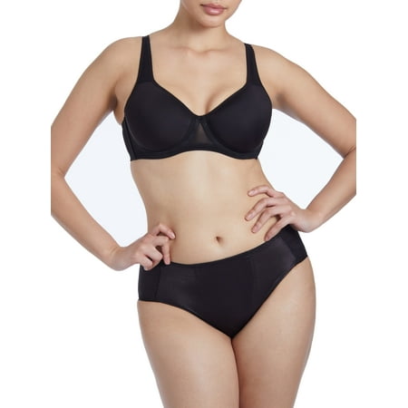 Cupid Light Control Waistline Hi-Cut Panty Brief with Tummy Panel, 2-Pack (Women's)