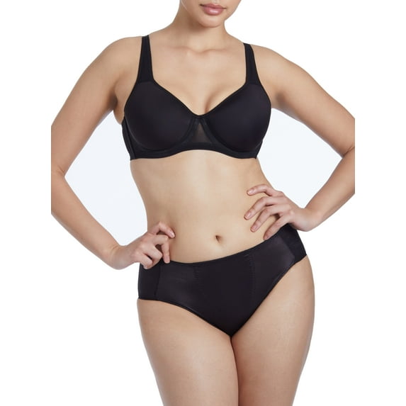 Cupid Light Control Waistline Hi-Cut Panty Brief with Tummy Panel, 2-Pack (Women's)