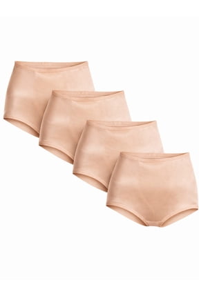 Light Control Waistline Shapewear Panty Brief with Tummy Panel, 4-Pack (Women's)