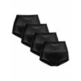 thumbnail image 1 of Cupid Light Control Waistline Shapewear Panty Brief with Tummy Panel, 4-Pack (Women's), 1 of 9