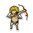 thumbnail image 1 of Cupid Love Dabbing Angel Valentines Iron-on Patch, 1 of 1