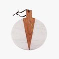 thumbnail image 1 of Cupid Marble Wood Round Platter, 1 of 4