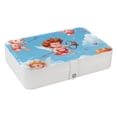 thumbnail image 1 of Cupid PU Leather Jewelry Box Display Case with Removable Compartment and Bracelet Holder - Portable Storage Container, 1 of 6