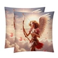 thumbnail image 1 of Cupid Pillow Covers Set with Unique Patterns - 16x16, 18x18, 20x20 Inches - Set of 2 Elegant Pillow Inserts, Throw Pillows Covers for Home for Any Occasion, 1 of 6