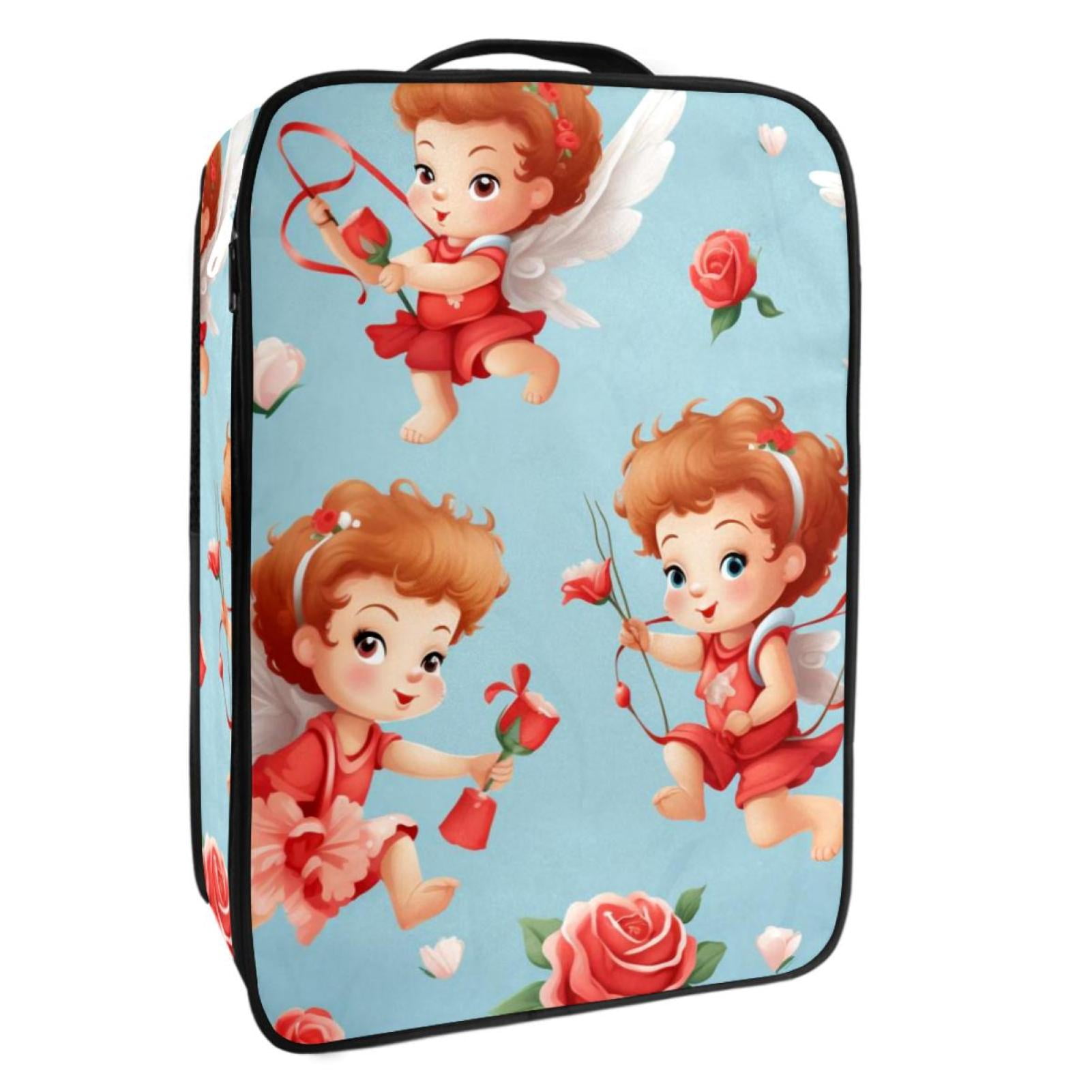 Cupid Polyester Shoe Organizer Box for Closet, Space-Saving Solution for Footwear Storage, 23x31cm/9x12in Size for Shoes