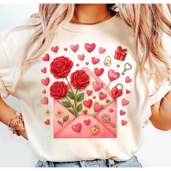 Cupid’S Arrow Heart Cluster T-Shirt Artistic Love Silhouette Tee, Vintage T-Shirt - All Sizes S-5Xl, Gategoo