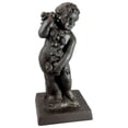 thumbnail image 1 of Cupid Statue – Natural Bronze Appearance – Made of Resin – Lightweight – 24” Height, 1 of 4