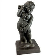 Cupid Statue – Natural Bronze Appearance – Made of Resin – Lightweight – 24” Height