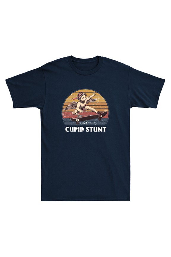 Cupid Stunt Funny Meme Sarcastic Humor Embarrassing Quote Vintage Men's T-Shirt