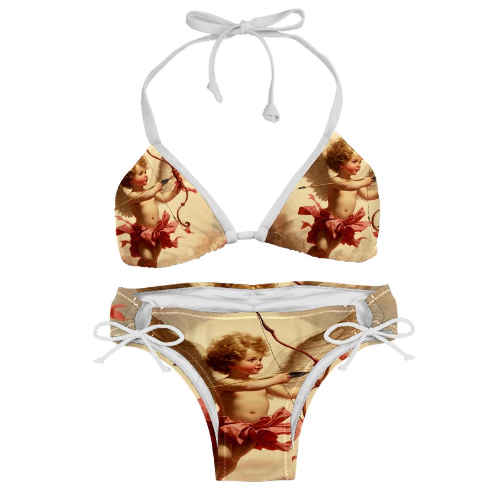 Cupid Swimming Suit Bikini Set Bikinis, Detachable Sponge, Adjustable ...