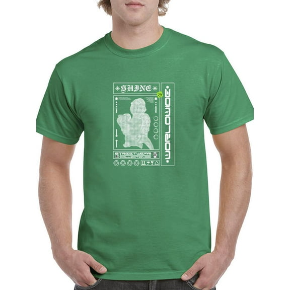 Cupid Techno Style T-Shirt Men -Image by Shutterstock, Male Small