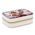 thumbnail image 1 of Cupid Velvet Portable Travel Organizer Box with Removable Compartment - Display Case Included - Ideal Gift, 1 of 7