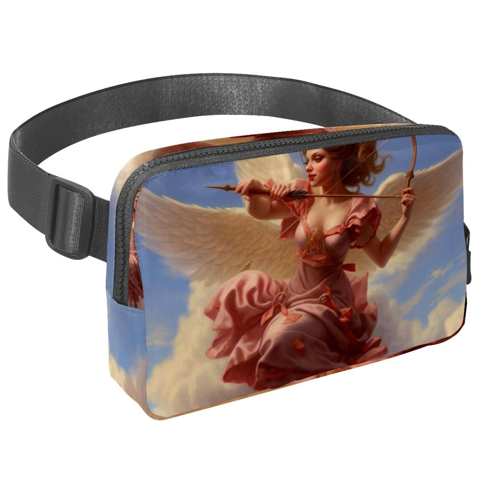 Cupid Versatile Waist Bag, Crossbody Bag, Running Belt - Lightweight, Adjustable, with Extension Strap, Unisex