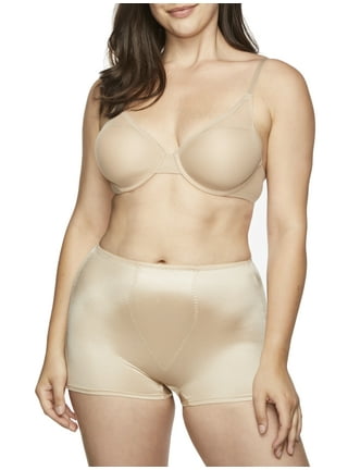 EasyComforts Lower Back Support Brief, Abdominal Shapewear Undergarment,  White, Medium 