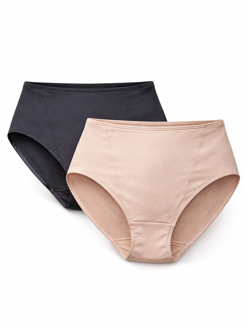 Cupid Women's 2-Pack Modern Light Shaping Briefs, Sizes S-2XL