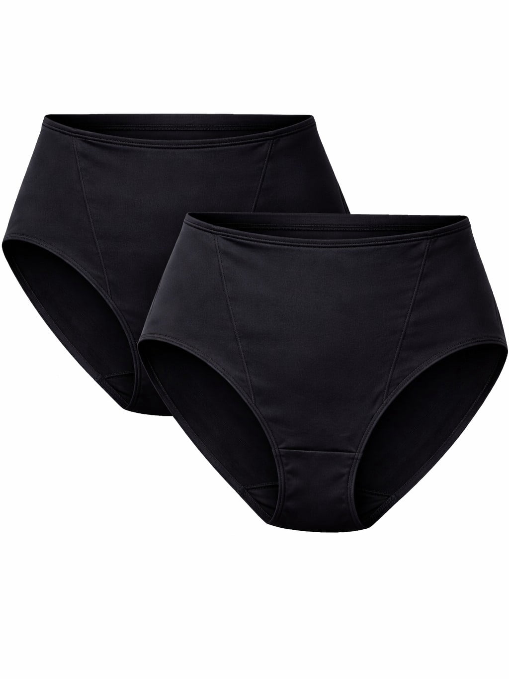 Cupid Women's 2-Pack Modern Light Shaping Briefs, Sizes S-2XL