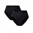 thumbnail image 1 of Cupid Women's 2-Pack Modern Light Shaping Briefs, Sizes S-2XL, 1 of 6